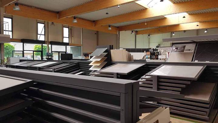 Large gamme de carrelage en showroom Bailleul
